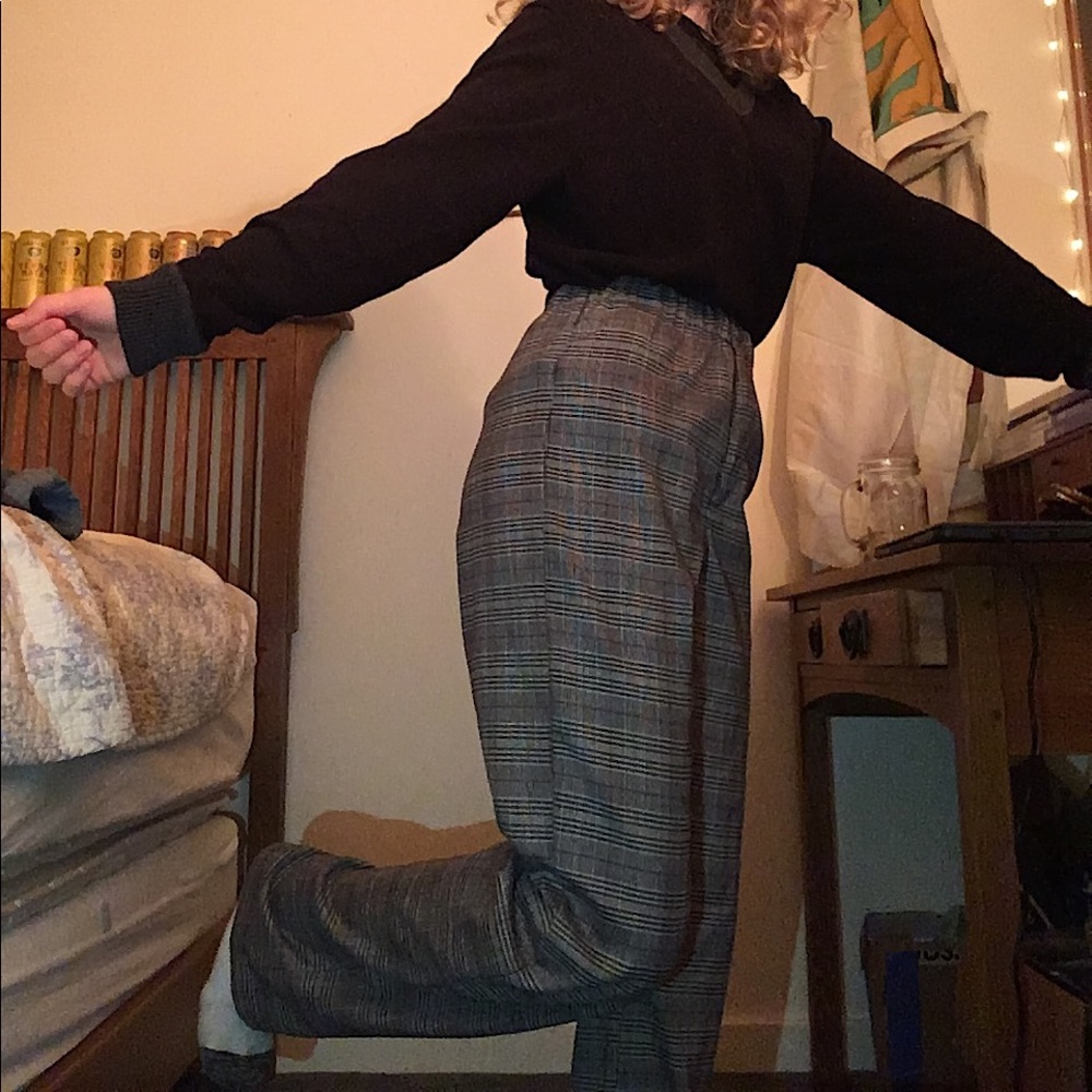 John Galt/Brandy Melville plaid pants!